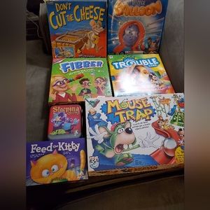 collection of children board games